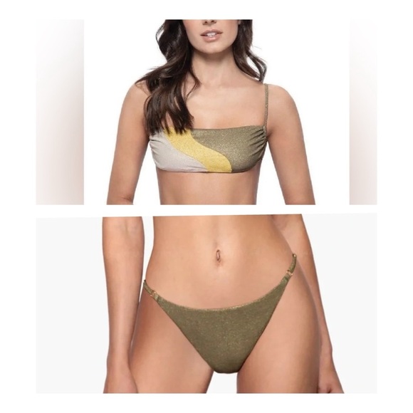 PQ Swim Luna Wave Top and euphoria adjustable bottoms - Picture 1 of 8